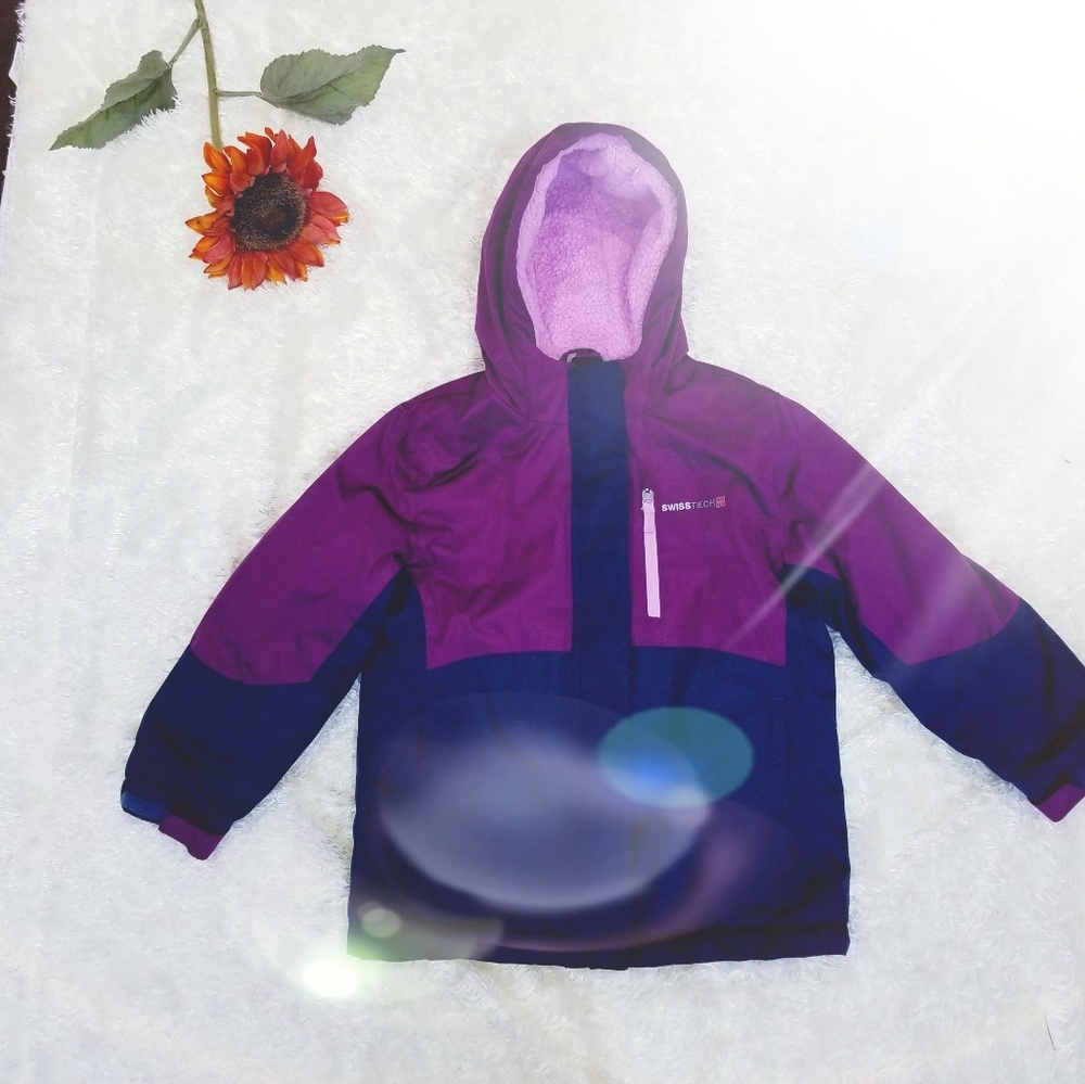 SWISS TECH  GIRLS WINTER COAT SZ 6-6X